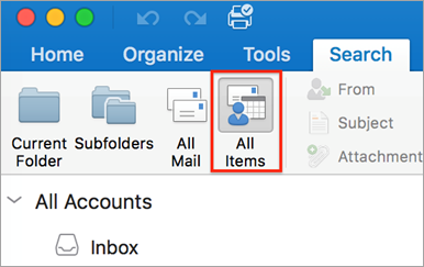 view all contacts outlook for mac